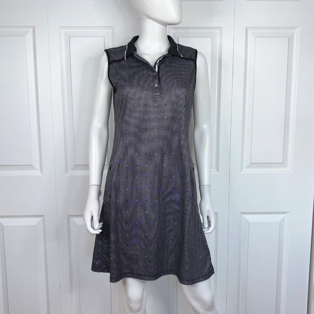 NVO women's sleeveless polo dress medium size